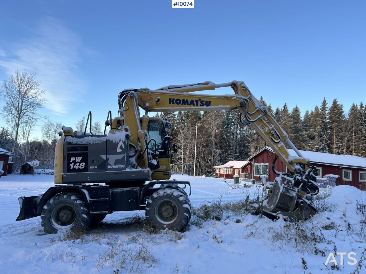 Komatsu PW148 Wheeled excavator with rotor and buckets - Колёсный экскаватор: фото 2 Komatsu PW148 Wheeled excavator with rotor and buckets - Колёсный экскаватор: фото 2