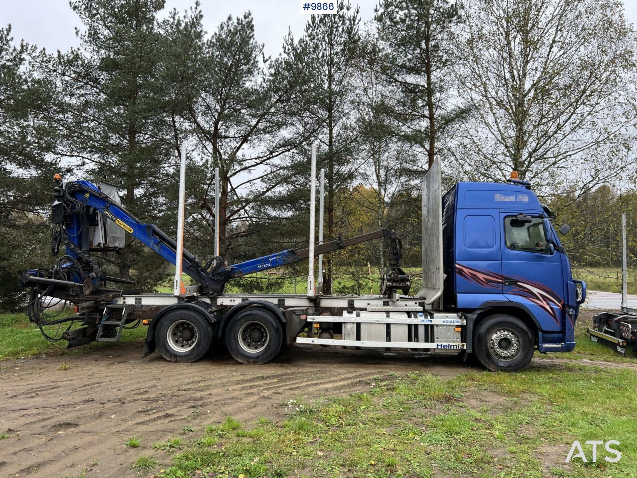 Volvo FH D13 Timber truck with Palfinger M110 crane - Лесовоз: фото 3 Volvo FH D13 Timber truck with Palfinger M110 crane - Лесовоз: фото 3