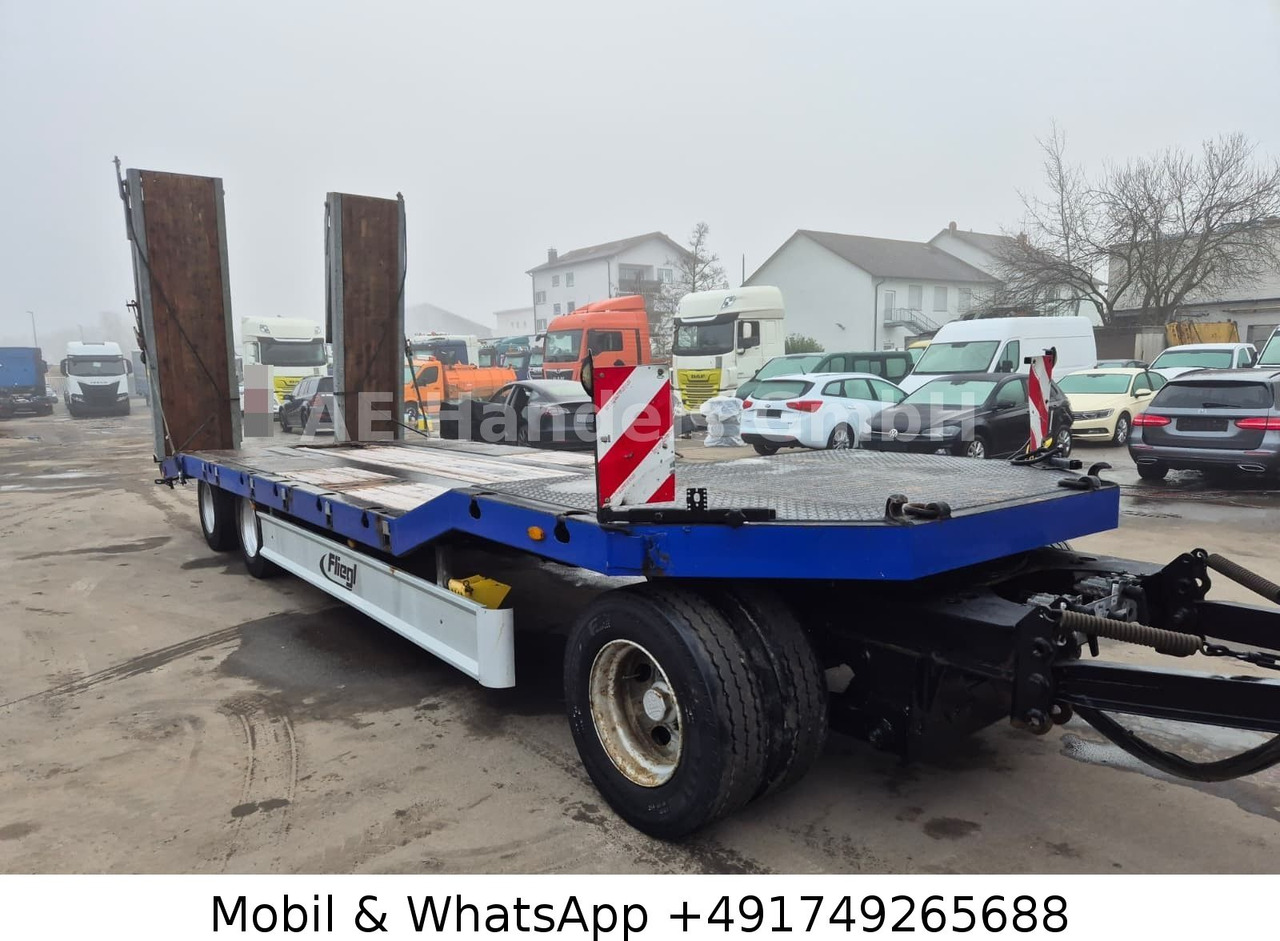 Fliegl DTS 300 Drehschemel Tieflader*Hydraulische Rampe - Низкорамный прицеп: фото 1 Fliegl DTS 300 Drehschemel Tieflader*Hydraulische Rampe - Низкорамный прицеп: фото 1