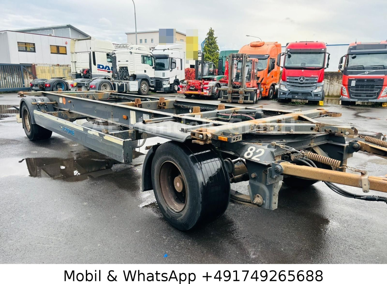 Krone AZ BDF Drehschemel *Scheibenbremsen/VollLuft - Прицеп-контейнеровоз/ Сменный кузов: фото 1 Krone AZ BDF Drehschemel *Scheibenbremsen/VollLuft - Прицеп-контейнеровоз/ Сменный кузов: фото 1