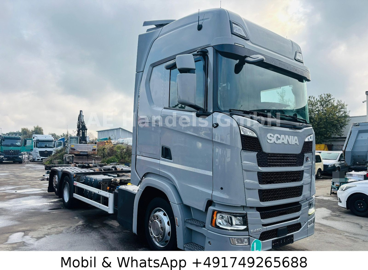 Scania S450 HighLine BDF *Retarder/Lenk+Lift/Multi/LBW - Грузовик-контейнеровоз/ Сменный кузов: фото 1 Scania S450 HighLine BDF *Retarder/Lenk+Lift/Multi/LBW - Грузовик-контейнеровоз/ Сменный кузов: фото 1