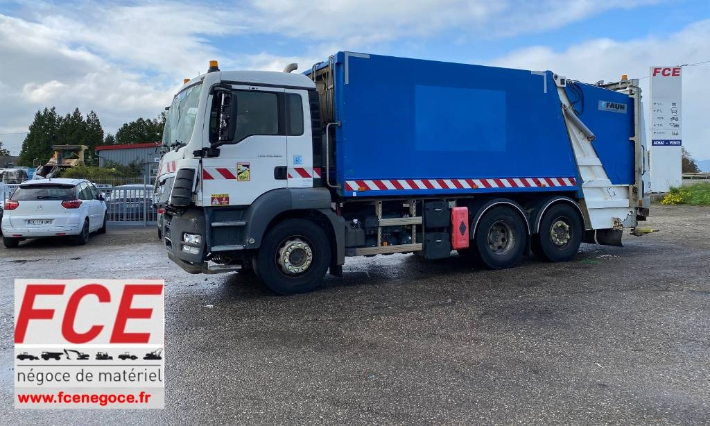 MAN TGS 26.360-6x2 FAUN VR5Z/ZÖLLER endommagé - Мусоровоз: фото 1 MAN TGS 26.360-6x2 FAUN VR5Z/ZÖLLER endommagé - Мусоровоз: фото 1