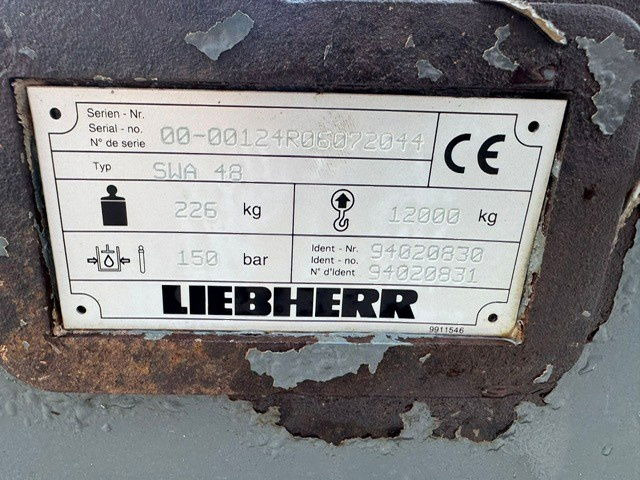 Liebherr Likufix SWA48 - Сцепное устройство: фото 4 Liebherr Likufix SWA48 - Сцепное устройство: фото 4