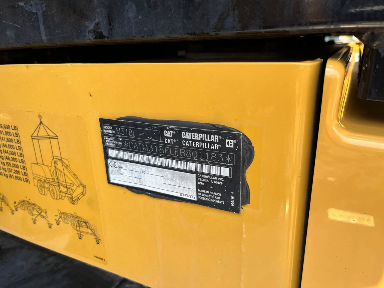 CAT M318F - Колёсный экскаватор: фото 5 CAT M318F - Колёсный экскаватор: фото 5