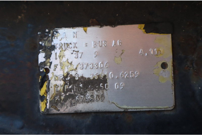 MAN HY-1350-09 37/9 - Задняя ось для Грузовиков: фото 4 MAN HY-1350-09 37/9 - Задняя ось для Грузовиков: фото 4