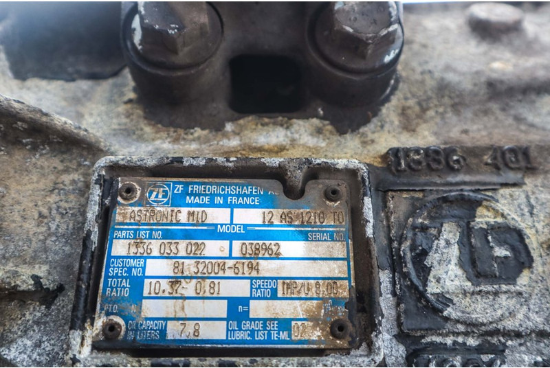 ZF 12AS1210OD TGM 81.32004-6194 - Запчасти для Грузовиков: фото 5 ZF 12AS1210OD TGM 81.32004-6194 - Запчасти для Грузовиков: фото 5