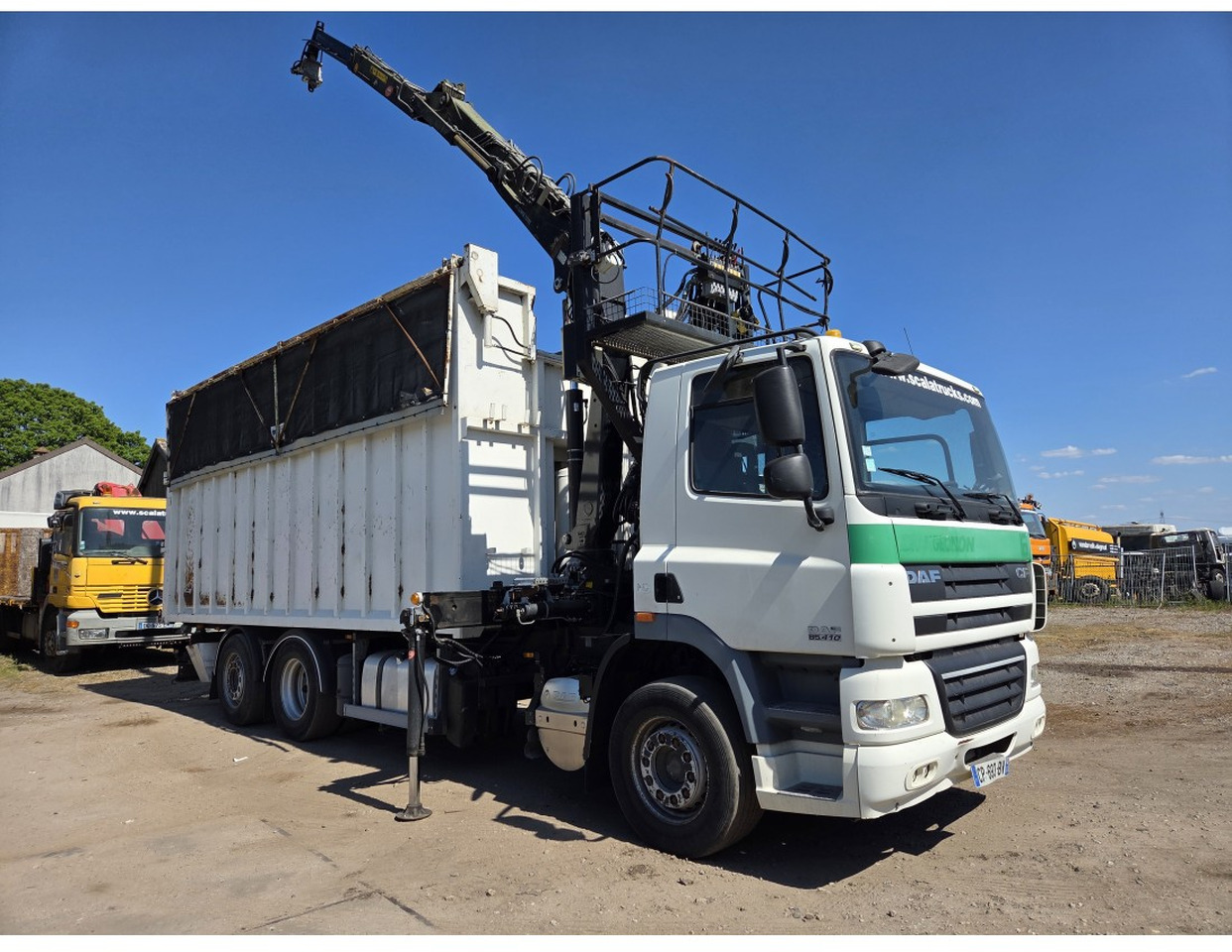 DAF CF85.410 6x2 steering axle lenk Tipper Crane HIAB J1320Z - Самосвал, Автоманипулятор: фото 5 DAF CF85.410 6x2 steering axle lenk Tipper Crane HIAB J1320Z - Самосвал, Автоманипулятор: фото 5
