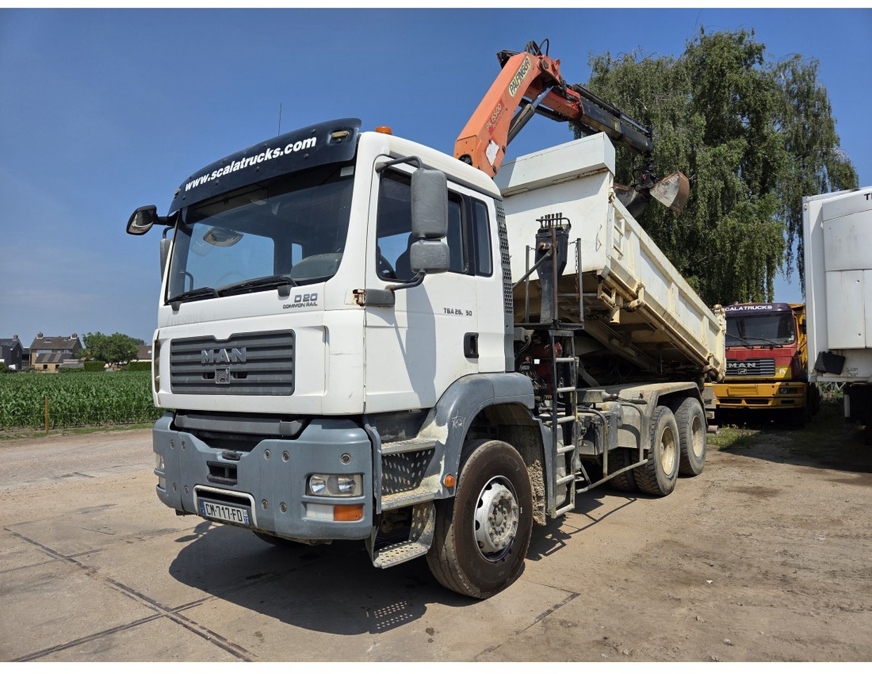 MAN TGA 26.350 6X4 BORDMATIC TIPPER CRANE PALFINGER PK15500 - Самосвал, Автоманипулятор: фото 1 MAN TGA 26.350 6X4 BORDMATIC TIPPER CRANE PALFINGER PK15500 - Самосвал, Автоманипулятор: фото 1