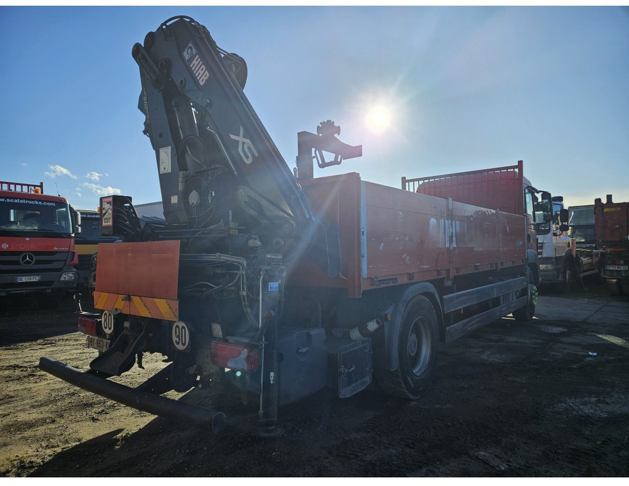 MAN TGS 18.400 Euro 5 Flat bed Full Spring suspension HIAB 122E -3 hiduo Crane Kran Remote - Грузовик бортовой/ Платформа, Автоманипулятор: фото 4 MAN TGS 18.400 Euro 5 Flat bed Full Spring suspension HIAB 122E -3 hiduo Crane Kran Remote - Грузовик бортовой/ Платформа, Автоманипулятор: фото 4