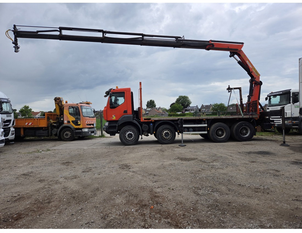 Renault Kerax 430 8X4 Flatbed Crane Palfinger PK26002EH 26 ton 5 Extensions *Retarder - Грузовик бортовой/ Платформа, Автоманипулятор: фото 3 Renault Kerax 430 8X4 Flatbed Crane Palfinger PK26002EH 26 ton 5 Extensions *Retarder - Грузовик бортовой/ Платформа, Автоманипулятор: фото 3