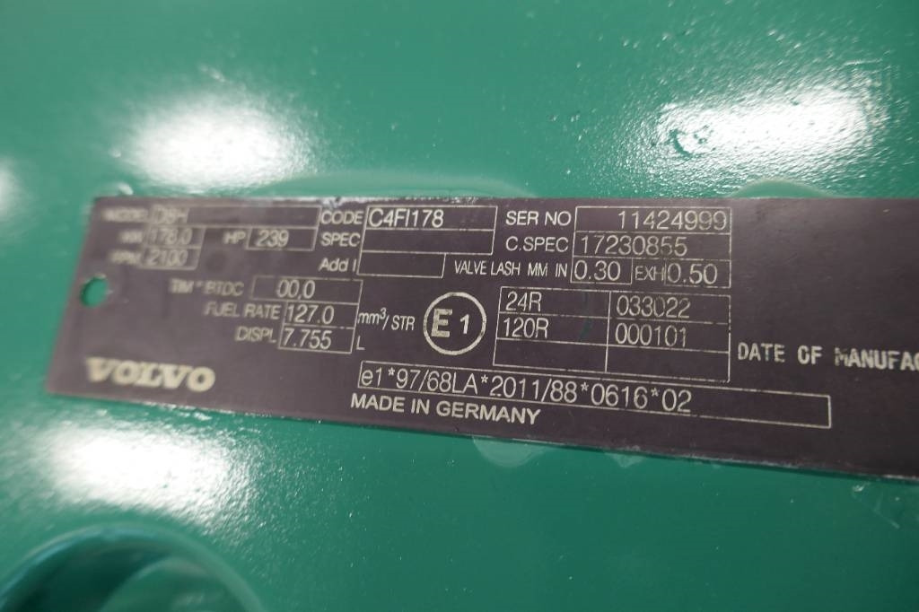 Volvo D8H nyrenoverad - Двигатель для Строительной техники: фото 3 Volvo D8H nyrenoverad - Двигатель для Строительной техники: фото 3