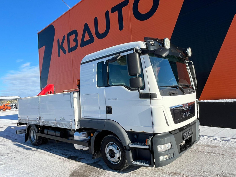 MAN TGL 8.220 4x2 HMF 340 K2 / PLATFORM L=4147 mm - Грузовик бортовой/ Платформа, Автоманипулятор: фото 4 MAN TGL 8.220 4x2 HMF 340 K2 / PLATFORM L=4147 mm - Грузовик бортовой/ Платформа, Автоманипулятор: фото 4