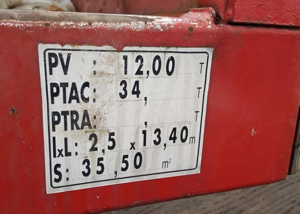 ACTM 28 M ROZSUWANA 3 OSIE SKRĘTNE ORYGINAŁ - Полуприцеп бортовой/ Платформа: фото 4 ACTM 28 M ROZSUWANA 3 OSIE SKRĘTNE ORYGINAŁ - Полуприцеп бортовой/ Платформа: фото 4