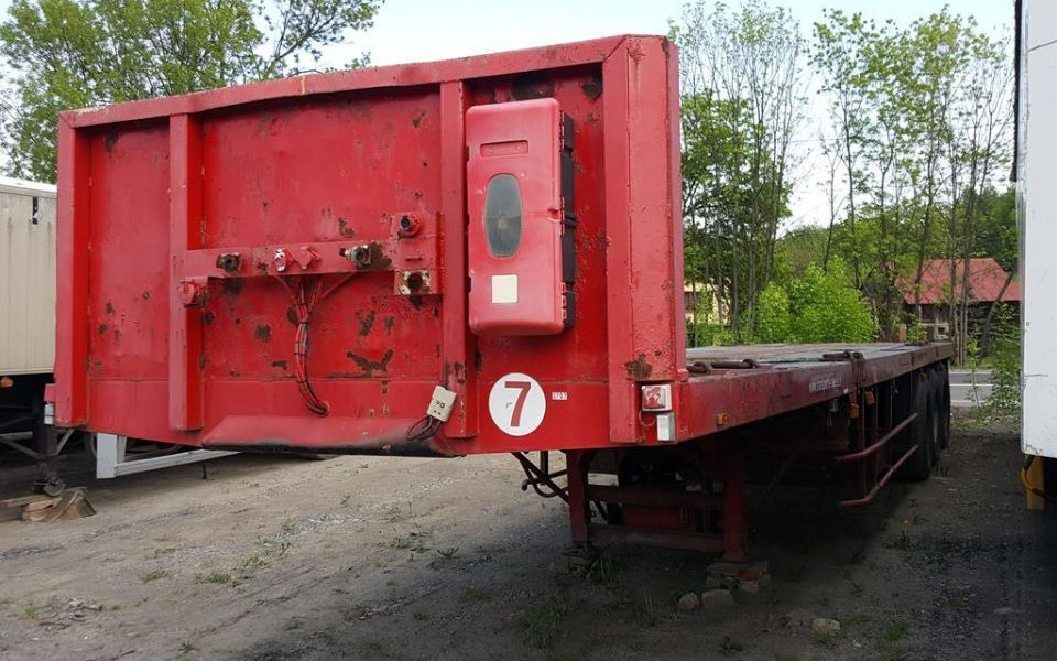 ACTM 28 M ROZSUWANA 3 OSIE SKRĘTNE ORYGINAŁ - Полуприцеп бортовой/ Платформа: фото 2 ACTM 28 M ROZSUWANA 3 OSIE SKRĘTNE ORYGINAŁ - Полуприцеп бортовой/ Платформа: фото 2