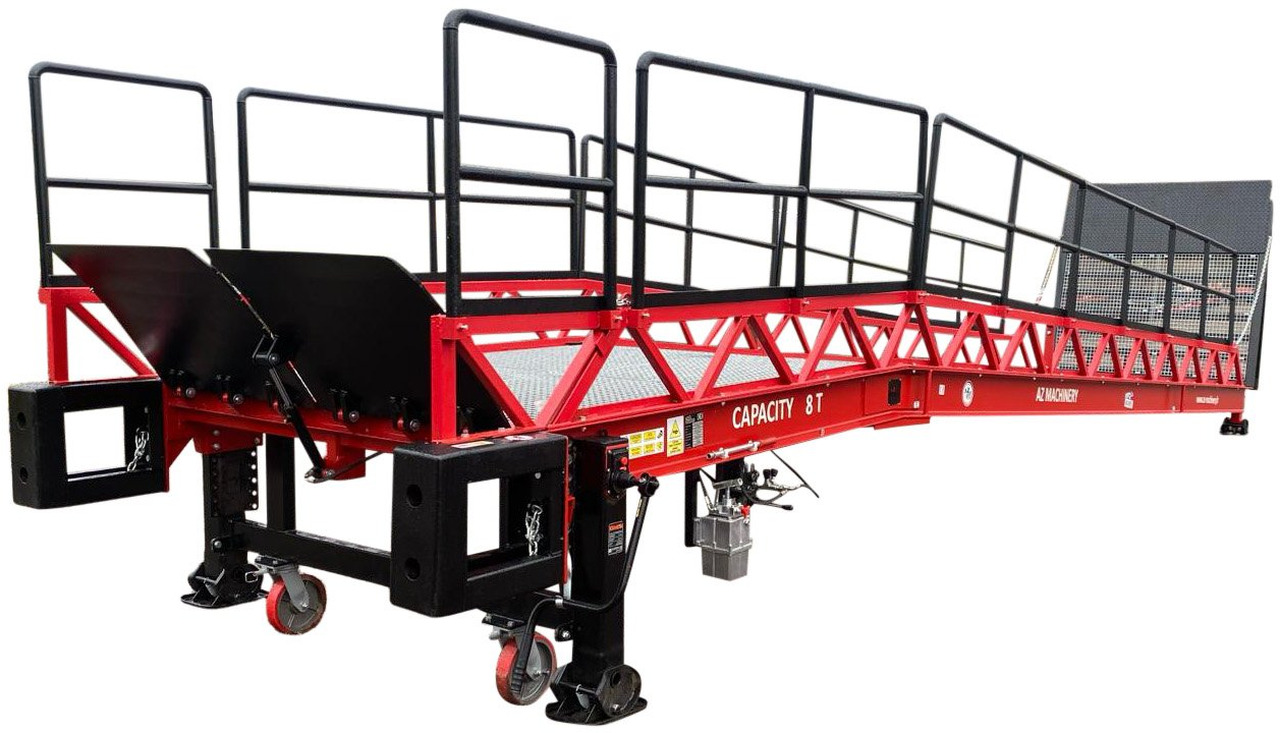 Loading Ramp with with hydraulic folding bridge - AZ RAMP - STAR-OTC- 8T. 8 ton capacity - Погрузочная рампа: фото 1 Loading Ramp with with hydraulic folding bridge - AZ RAMP - STAR-OTC- 8T. 8 ton capacity - Погрузочная рампа: фото 1