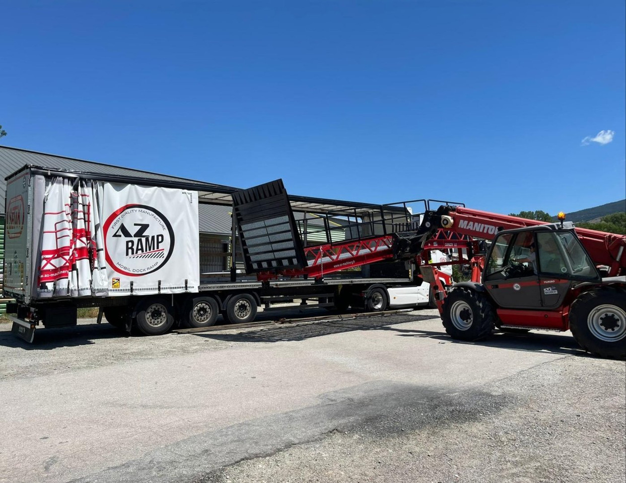 Loading Ramp with with hydraulic tilting bridge - AZ RAMP - STAR- 8T. 8 ton capacity - Погрузочная рампа: фото 5 Loading Ramp with with hydraulic tilting bridge - AZ RAMP - STAR- 8T. 8 ton capacity - Погрузочная рампа: фото 5