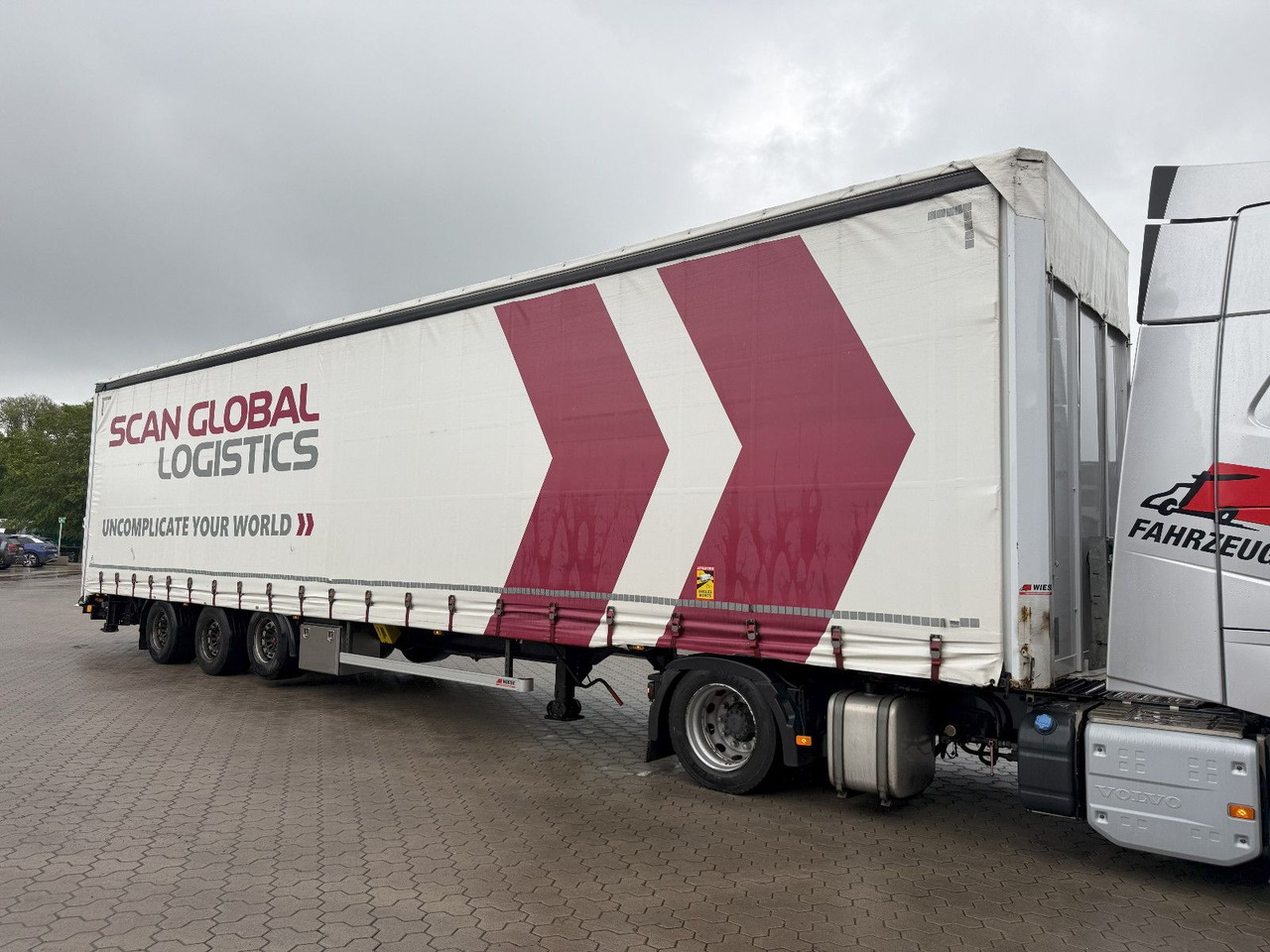 Wiese Mega Schiebeplane mit Dhollandia Rampe 9t - Тентованный полуприцеп: фото 4 Wiese Mega Schiebeplane mit Dhollandia Rampe 9t - Тентованный полуприцеп: фото 4