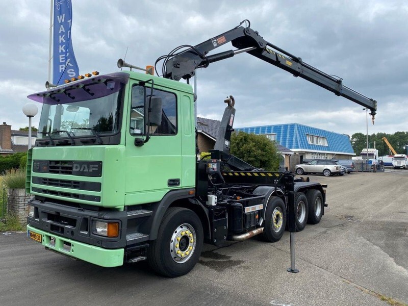 DAF 95 ATi 360 8X2 STEEL SPRING HIAB 166B-2 Duo - Автоманипулятор: фото 1 DAF 95 ATi 360 8X2 STEEL SPRING HIAB 166B-2 Duo - Автоманипулятор: фото 1
