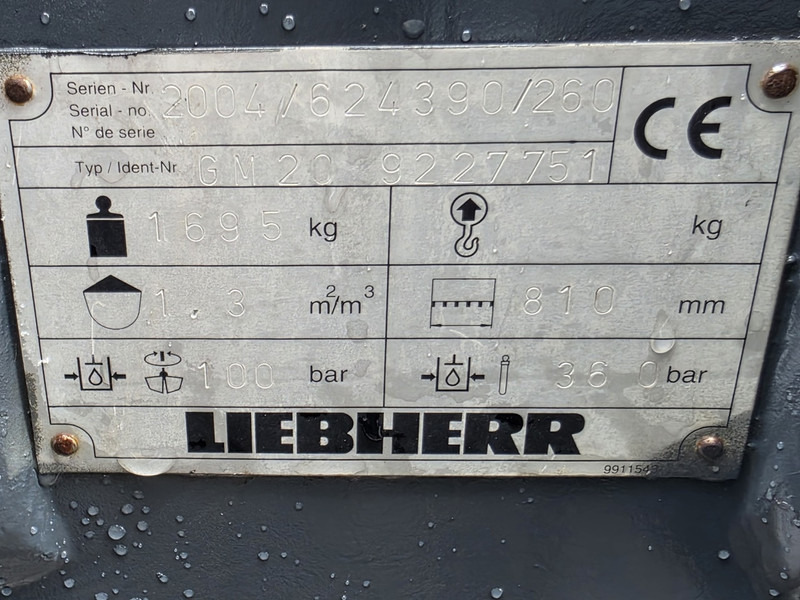 Liebherr gm20c refurbisch log grapple wood grab liebherr lh - Захват для Строительной техники: фото 5 Liebherr gm20c refurbisch log grapple wood grab liebherr lh - Захват для Строительной техники: фото 5