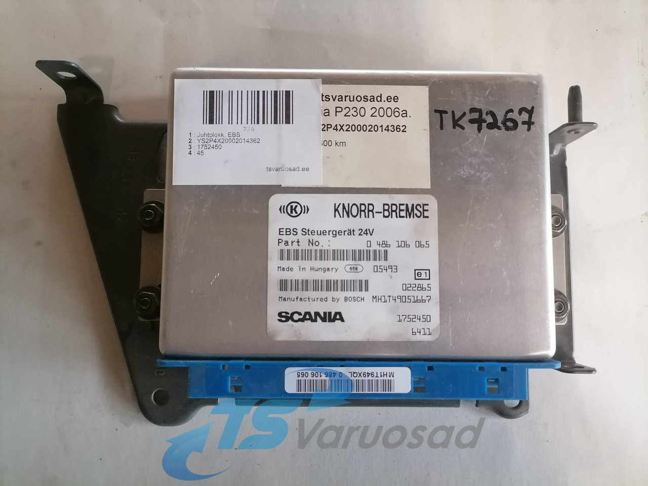 Scania Ecu, EBS 1752450 - Блок управления для Грузовиков: фото 2 Scania Ecu, EBS 1752450 - Блок управления для Грузовиков: фото 2