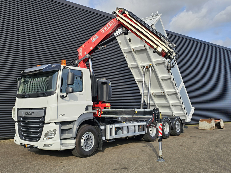 DAF CF 530 8x4-4 / FASSI 27.5 t/m CRANE + TIPPER - Самосвал, Автоманипулятор: фото 2 DAF CF 530 8x4-4 / FASSI 27.5 t/m CRANE + TIPPER - Самосвал, Автоманипулятор: фото 2