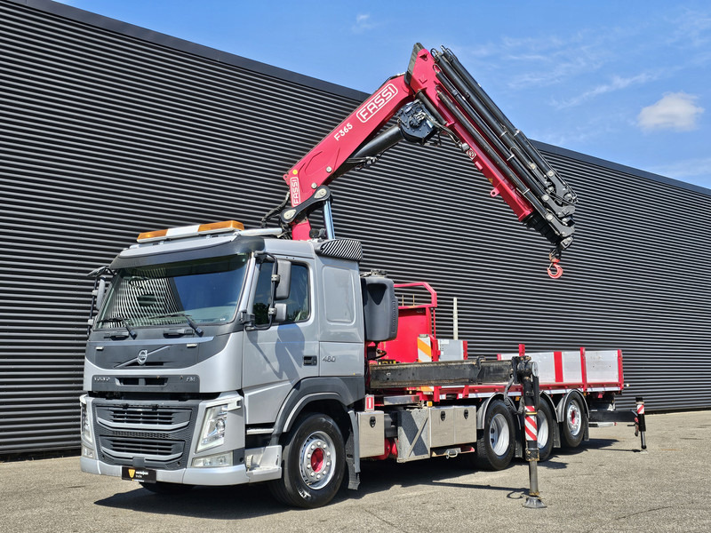 Volvo FM 460 8x4-4 / FASSI 36.5 t/m -8 x EXTENSION + WINCH - Грузовик бортовой/ Платформа, Автоманипулятор: фото 5 Volvo FM 460 8x4-4 / FASSI 36.5 t/m -8 x EXTENSION + WINCH - Грузовик бортовой/ Платформа, Автоманипулятор: фото 5