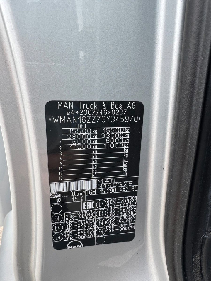 MAN 15.290 4X2 Koffer mit Hebebühne AHK - Грузовик с закрытым кузовом: фото 3 MAN 15.290 4X2 Koffer mit Hebebühne AHK - Грузовик с закрытым кузовом: фото 3