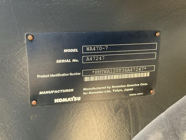 Komatsu WA470-7 - Колёсный погрузчик: фото 5 Komatsu WA470-7 - Колёсный погрузчик: фото 5