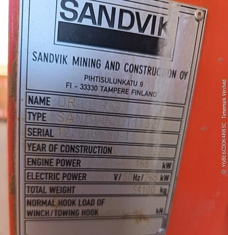 Sandvik DT1132i - Горнодобывающая техника: фото 5 Sandvik DT1132i - Горнодобывающая техника: фото 5