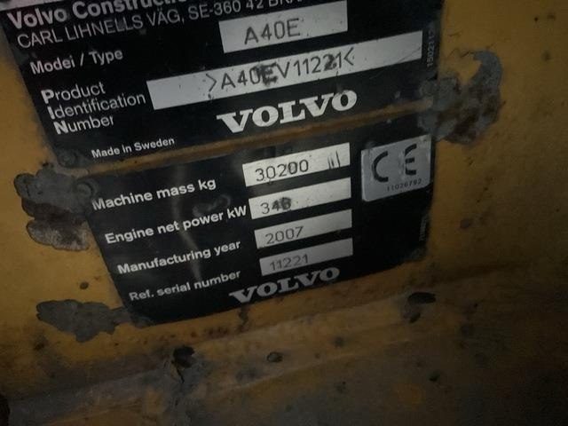 Сочленённый самосвал Volvo A40E: фото 6 Сочленённый самосвал Volvo A40E: фото 6