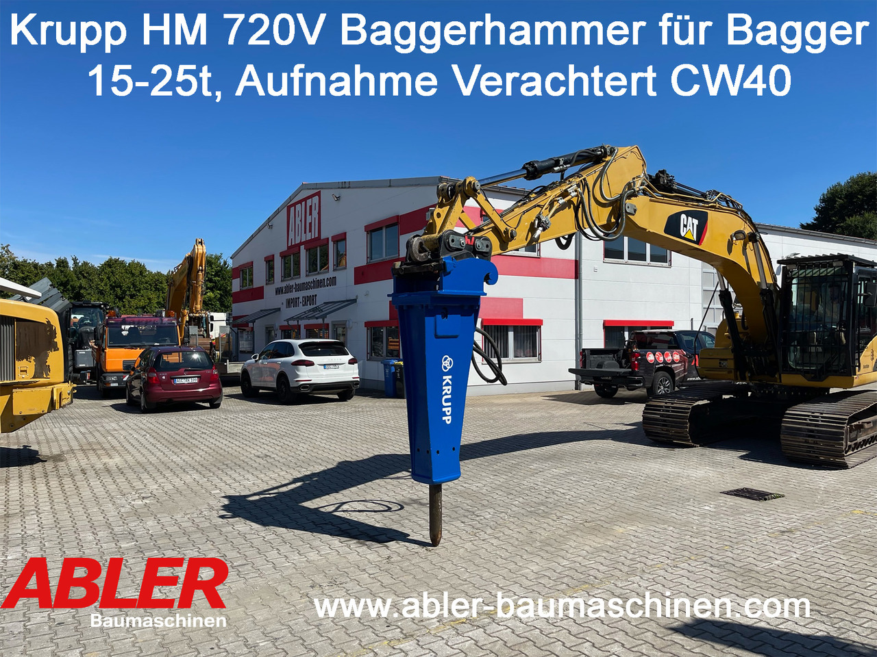 Krupp HM720V Baggerhammer 15-25t - Гидромолот для Строительной техники: фото 1 Krupp HM720V Baggerhammer 15-25t - Гидромолот для Строительной техники: фото 1