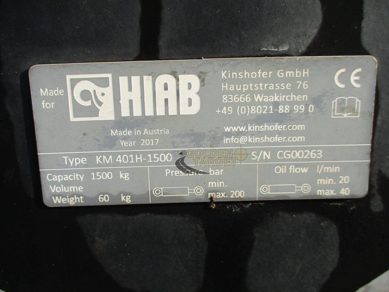 Kinshofer KM401H-1500 - Кран: фото 5 Kinshofer KM401H-1500 - Кран: фото 5