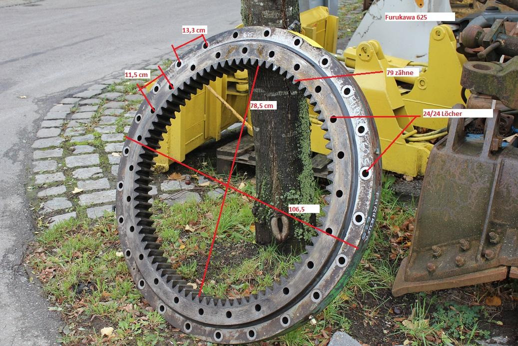 Furukawa 625 - Поворотное кольцо для Строительной техники: фото 3 Furukawa 625 - Поворотное кольцо для Строительной техники: фото 3