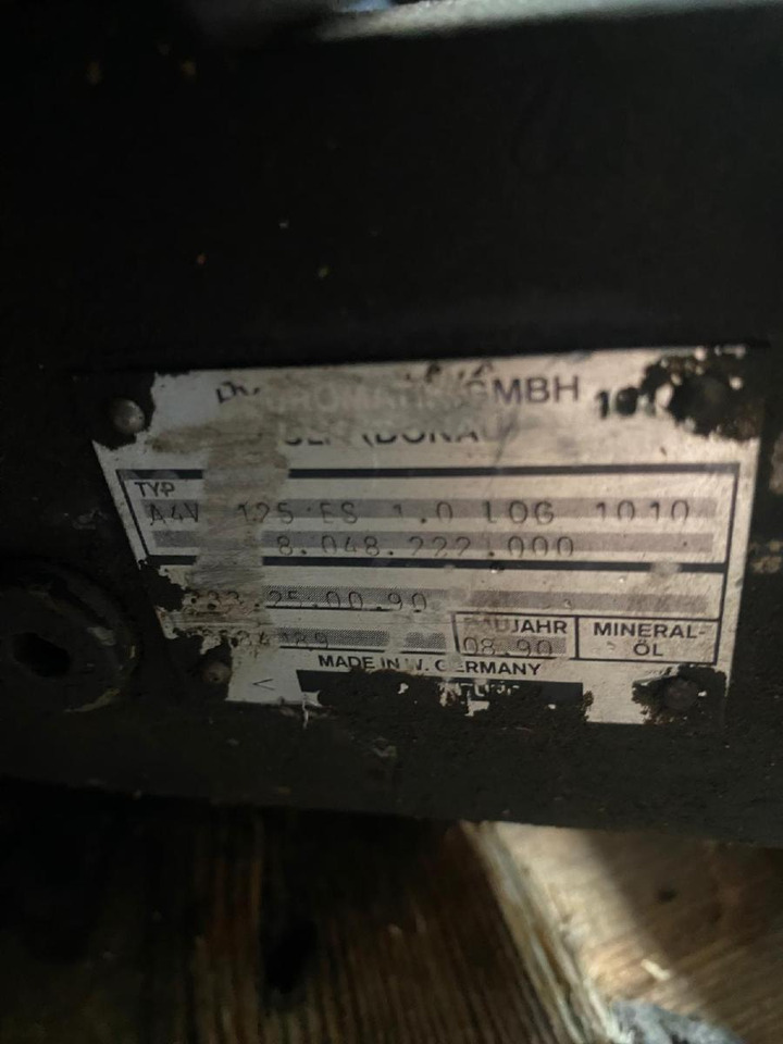 Hydromatik A4V56, A4V125 aus Kässbohrer PB 240D - Гидравлика для Коммунальной и специальной техники: фото 5 Hydromatik A4V56, A4V125 aus Kässbohrer PB 240D - Гидравлика для Коммунальной и специальной техники: фото 5
