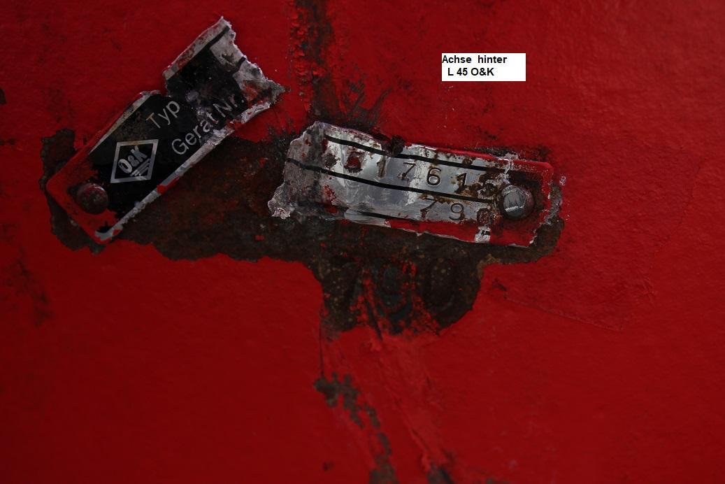 O&K L 45 - Ось и запчасти для Колёсных погрузчиков: фото 4 O&K L 45 - Ось и запчасти для Колёсных погрузчиков: фото 4