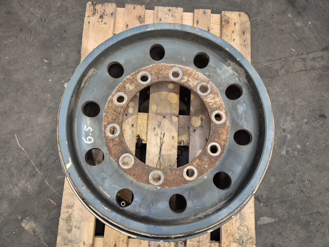 Terex Rim 445/95R25 10 6.5 3p - Колесный диск для Кранов: фото 2 Terex Rim 445/95R25 10 6.5 3p - Колесный диск для Кранов: фото 2