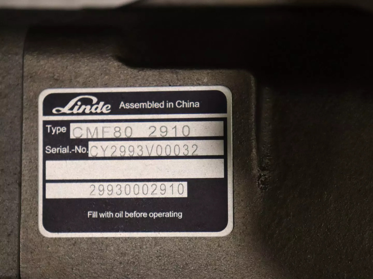 LINDE CMF80 2910 - Гидравлический мотор для Строительной техники: фото 4 LINDE CMF80 2910 - Гидравлический мотор для Строительной техники: фото 4