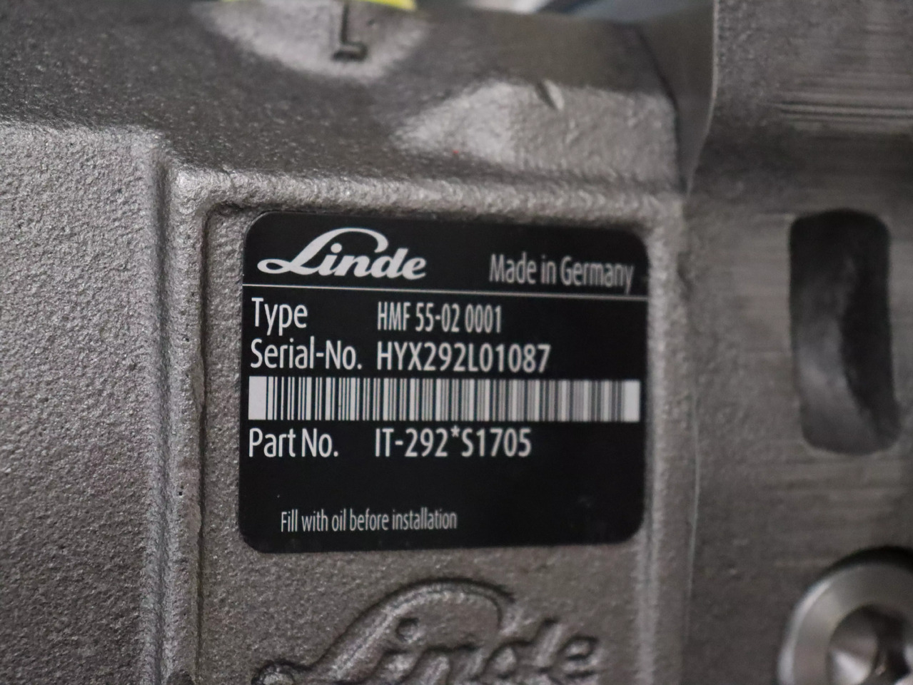 LINDE HMF 55-02 - Гидравлический мотор для Строительной техники: фото 3 LINDE HMF 55-02 - Гидравлический мотор для Строительной техники: фото 3