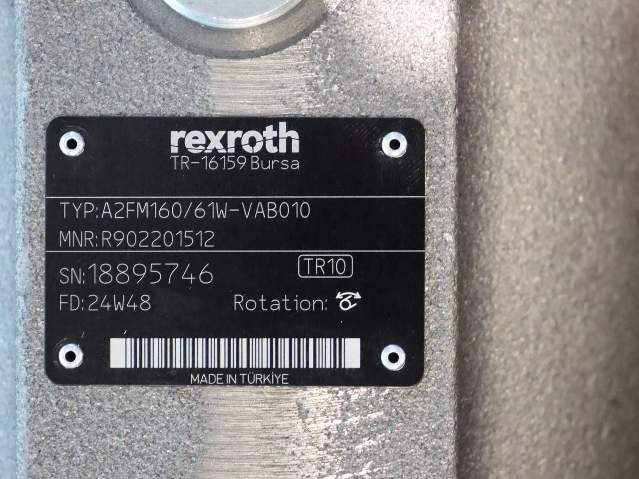 REXROTH A2FM160/61W-VAB010 - Гидравлический мотор для Строительной техники: фото 3 REXROTH A2FM160/61W-VAB010 - Гидравлический мотор для Строительной техники: фото 3