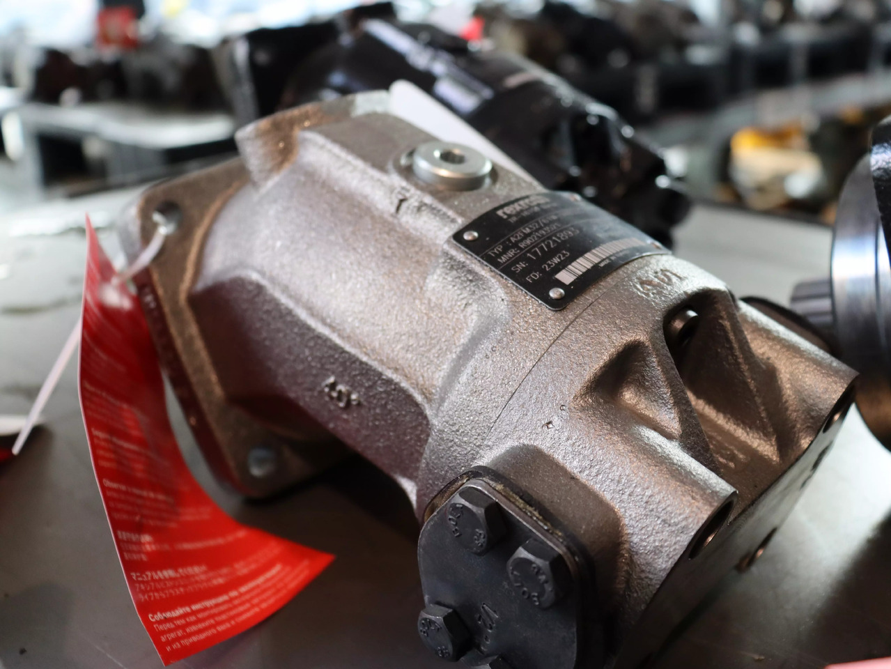 REXROTH A2FM63/61W-VAB020 - Гидравлический мотор для Строительной техники: фото 1 REXROTH A2FM63/61W-VAB020 - Гидравлический мотор для Строительной техники: фото 1