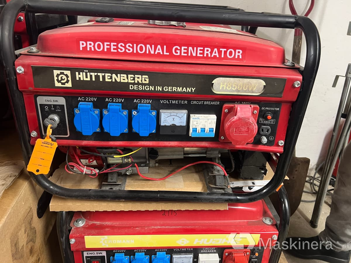 Elverk Huttenberg H8500W - Электрогенератор: фото 4 Elverk Huttenberg H8500W - Электрогенератор: фото 4