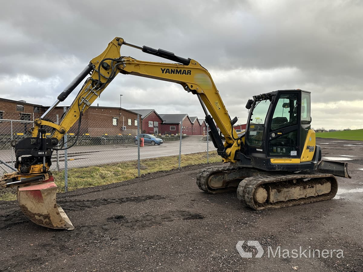 Grävmaskin Yanmar SV100-2A - Гусеничный экскаватор: фото 1 Grävmaskin Yanmar SV100-2A - Гусеничный экскаватор: фото 1