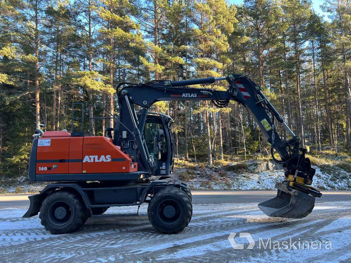 Hjulgrävare Atlas 160 W med grävsystem - Гусеничный экскаватор: фото 4 Hjulgrävare Atlas 160 W med grävsystem - Гусеничный экскаватор: фото 4