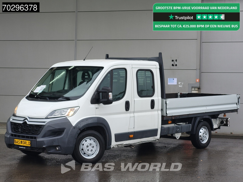 Citroën Jumper 130PK Open Laadbak Dubbel Cabine Trekhaak Airco Cruise Euro6 Pritsche Pickup Open Box Airco Trekhaak Cruise control - Малотоннажный бортовой грузовик: фото 1 Citroën Jumper 130PK Open Laadbak Dubbel Cabine Trekhaak Airco Cruise Euro6 Pritsche Pickup Open Box Airco Trekhaak Cruise control - Малотоннажный бортовой грузовик: фото 1