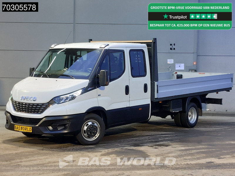 Iveco Daily 35C18 3.0L Automaat Dubbel Cabine Open Laadbak Dubbellucht LED Airco Cruise Euro6 Pritsche Pickup Airco Cruise control - Малотоннажный бортовой грузовик: фото 1 Iveco Daily 35C18 3.0L Automaat Dubbel Cabine Open Laadbak Dubbellucht LED Airco Cruise Euro6 Pritsche Pickup Airco Cruise control - Малотоннажный бортовой грузовик: фото 1