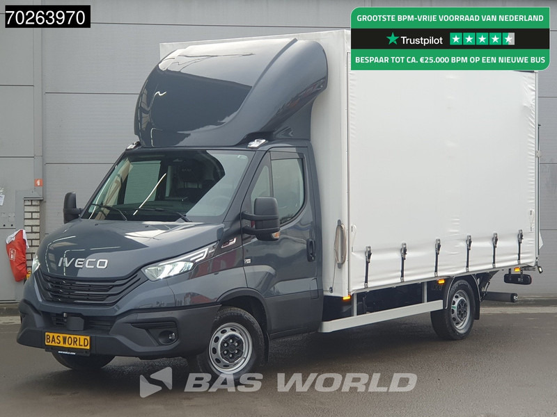 Iveco Daily 35S18 3.0L Automaat Schuifzeilen Laadklep 2025-Model ACC LED Navi 3,5t Trekvermogen Euro6 Schuifzeil Zeilen Meubelbak Bakwagen K - Тентованный фургон: фото 1 Iveco Daily 35S18 3.0L Automaat Schuifzeilen Laadklep 2025-Model ACC LED Navi 3,5t Trekvermogen Euro6 Schuifzeil Zeilen Meubelbak Bakwagen K - Тентованный фургон: фото 1