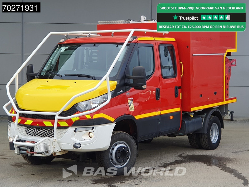 Iveco Daily 70C17 4x4 Achleitner Firetruck Brandweerwagen AWD Allrad Camper 1200liter Airco Dubbel cabine Trekhaak Cruise control - Машина скорой помощи: фото 1 Iveco Daily 70C17 4x4 Achleitner Firetruck Brandweerwagen AWD Allrad Camper 1200liter Airco Dubbel cabine Trekhaak Cruise control - Машина скорой помощи: фото 1