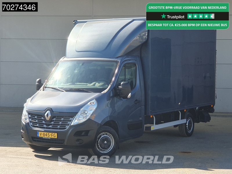 Фургон с закрытым кузовом Renault Master 145PK Bakwagen 1000KG Laadklep Trekhaak Zijdeur Navi Lat om Lat Airco Cruise Meubelbak Koffer 20m3 Airco Trekhaak Cruise control: фото 1