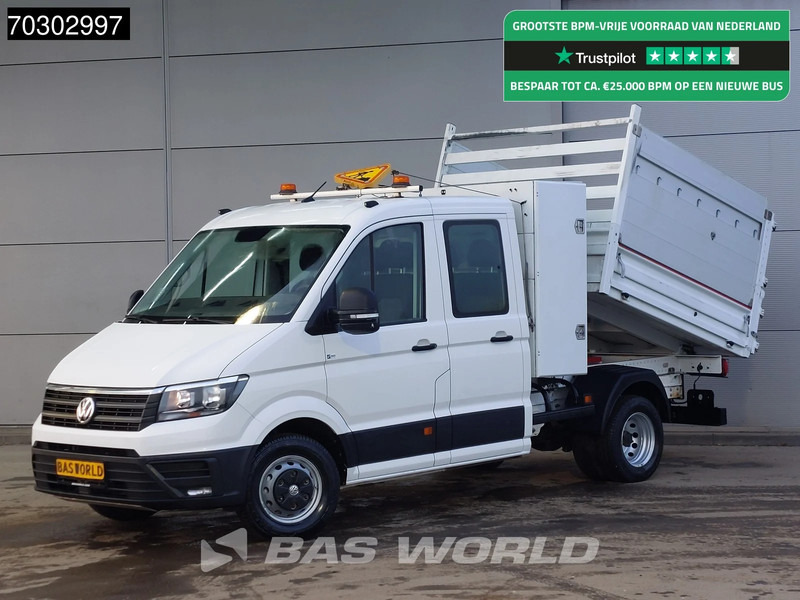 Volkswagen Crafter 177pk Automaat Kipper Dubbellucht 3,5t Trekhaak Navi Airco Cruise Camera Euro6 Tipper Benne Kieper Airco Trekhaak Cruise control - Малотоннажный самосвал: фото 1 Volkswagen Crafter 177pk Automaat Kipper Dubbellucht 3,5t Trekhaak Navi Airco Cruise Camera Euro6 Tipper Benne Kieper Airco Trekhaak Cruise control - Малотоннажный самосвал: фото 1