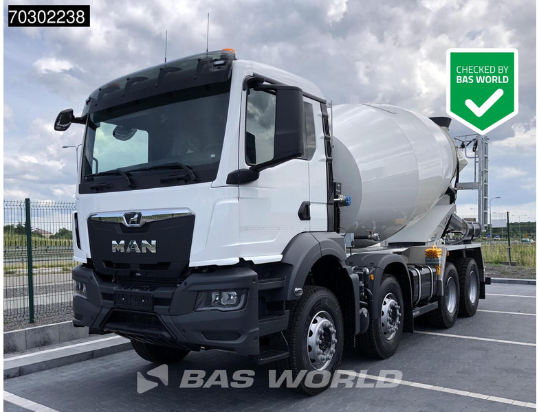 MAN TGS 41.400 8X4 10m3 FML mixer Steelsuspension Manual Airco EURO 2 - Автобетоносмеситель: фото 1 MAN TGS 41.400 8X4 10m3 FML mixer Steelsuspension Manual Airco EURO 2 - Автобетоносмеситель: фото 1